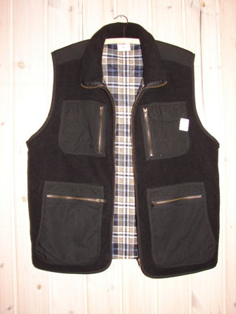 Fleece väst, fodrad
